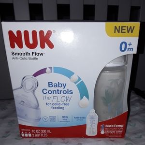 3 BNIB Anti Colic 10oz Nuk Baby Bottles